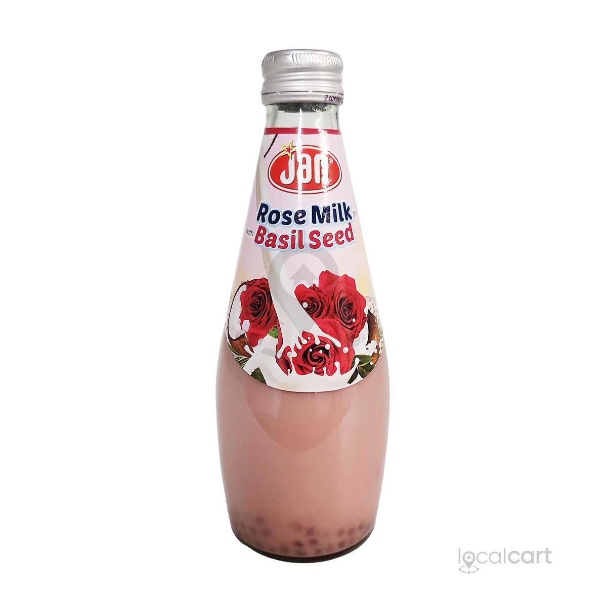 Jan Rose Milk Basil Seed Drink 290mL LocalCart