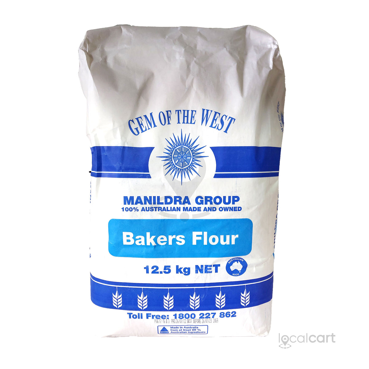 Manildra Bakers Flour 12.5kg – LocalCart